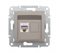 Розетка комп'ютерна Schneider Electric Asfora бронза RJ45 UTP 5E внутрішня EPH4300169