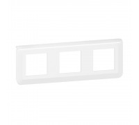 Legrand MOSAIC NEW Рамка 3х2 модуля горизонтальна колір Білий 277806L