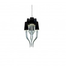 Світильник Azzardo Diablo 3+3 (black) E14 12x Max 11W Only LED METAL FABRIC AZ1417