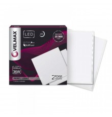 LED світильник 36W 4000K 3200Lm з блоком живлення 25-24-15 Velmax