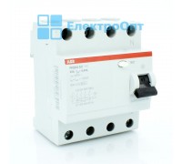 Пристрій захисного відключення ПЗВ ABB Тип AC 4P 25A 30mA FH204AC-25/0,03