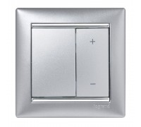 Legrand Valena Classic Світлорегулятор 600 Вт Алюміній 770274