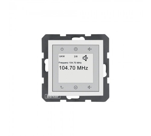 BERKER S.x/B.x механізм Radio Touch без спікера пол.білий мат. 28849909