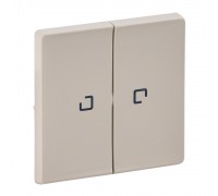 Legrand Valena LIFE Клавіша вимикача 2-кл. з підсвіткою Слонова кістка 755221