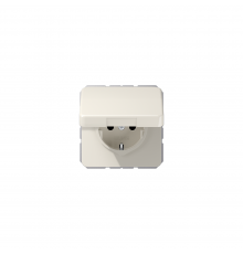 JUNG CD Розетка SCHUKO з кришкою слонова кістка CD1520BFKL