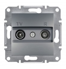 Schneider ASFORA РОЗЕТКА TV/R ПРОХ 4дБ сталь EPH3300262