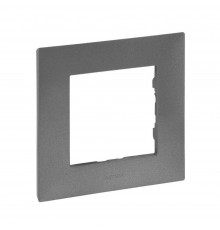 Рамка Legrand Niloe Step 1-постова сталь 863491