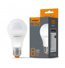 LED лампа VIDEX A60e 8W E27 4100K VL-A60e-08274