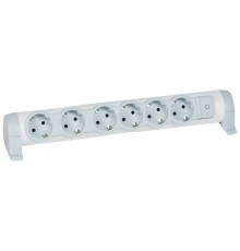 Legrand Подовжувач 6x2К+З без кабеля комфорт 694639