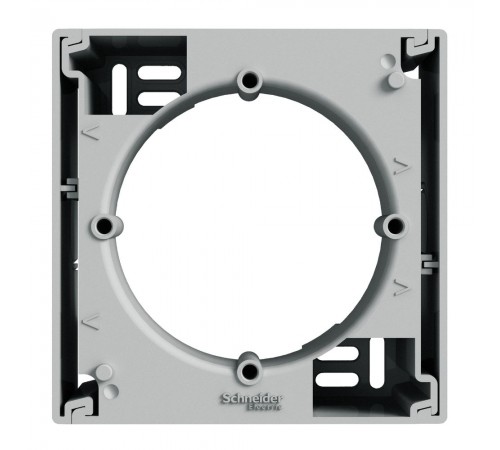 Коробка для зовнішнього монтажу Schneider Electric Asfora алюміній EPH6100161