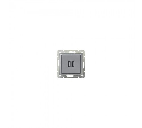 Legrand Valena Classic Розетка 2хUSB Алюміній 770270