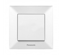 Вимикач Panasonic Arkedia Slim білий одноклавішний швидкий монтаж WNTC01012WH-UA
