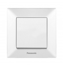 Вимикач Panasonic Arkedia Slim білий одноклавішний швидкий монтаж WNTC01012WH-UA