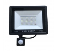 LED прожектор з датчиком руху PROFGROUP LPD-50W (PG)