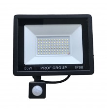LED прожектор з датчиком руху PROFGROUP LPD-50W (PG)