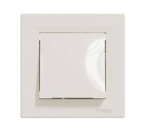Кнопковий вимикач Schneider Electric Asfora крем самозажимний EPH0700123