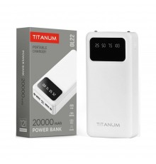 Повербанк TITANUM White 20000mAh TPB-OL22