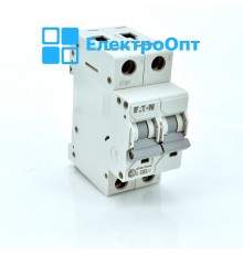 Автоматичний вимикач EATON 2p, 4,5кА HL-C63/2