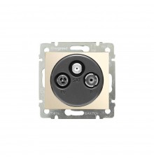 Legrand Valena Classic Розетка TV+R+SAT кінцева сл.кістка 774336