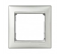 Рамка Legrand Valena Classic алюміній-срібло 1 пост 770351