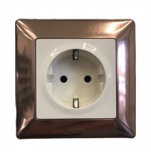 Розетка в зборі Legrand Valena LIFE мідь L754161S-2