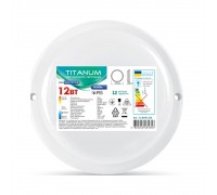LED світильник TITANUM IP65 круглий 12W 6500K TL-BHR-126 481656