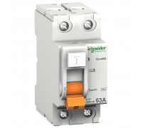 Schneider ПЗВ 2p 63A 30mA AC 11455