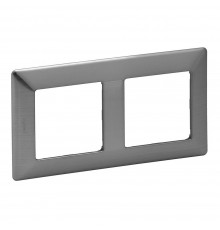 Legrand Valena LIFE Рамка 2 пости Сталь 754152