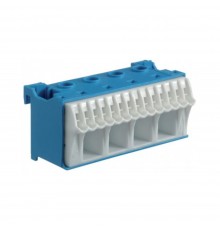 N-клема Hager QiuckConnect 4x16мм+14x4мм ширина 75мм KN18N