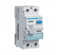 Дифреле (ПЗВ) Hager Тип A 2P 10mA 6kA 16A CCA216D