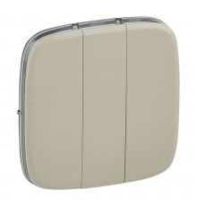 Legrand Valena ALLURE Клавіша вимикача 3-клавішного Слонова кістка 755036