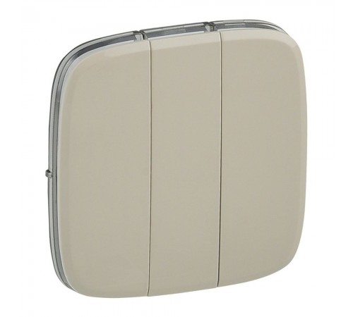 Legrand Valena ALLURE Клавіша вимикача 3-клавішного Слонова кістка 755036