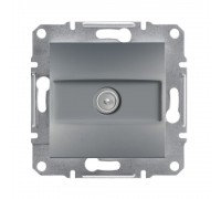 Розетка телевізійна Schneider Electric Asfora сталь ТV кінцева внутрішня EPH3200162
