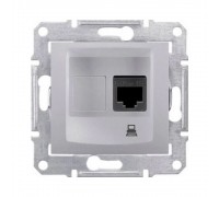 Розетка комп'ютерна Schneider Electric Sedna алюміній RJ-45 внутрішня 5E SDN4300160