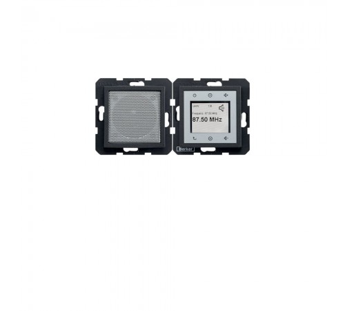 BERKER S.x/B.x механізм Radio Touch зі спікером антрацит 28801606