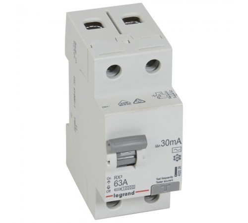 LEGRAND ПЗВ Диференційне Реле 30mA 63A 2п AC 402026