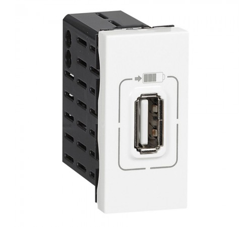 MOSAIC РОЗЕТКА USB 1МОД. БІЛ. 77591 MOSAIC РОЗЕТКА USB 1МОД. БІЛ. 77591