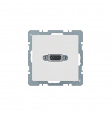 BERKER Q.х механізм VGA-розетка пол.білий 3315406089