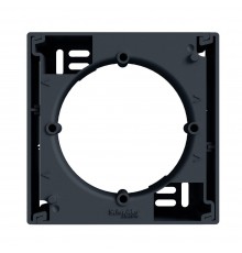 Коробка Schneider Electric Asfora антрацит для зовнішнього монтажу одиночна EPH6100171