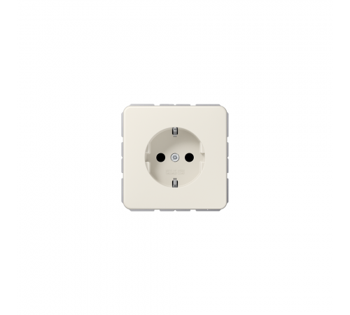 JUNG CD Розетка SCHUKO з захисними шторками слонова кістка CD1520KI
