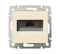 Legrand Valena Classic Розетка інформаційна 1ХRJ45 кат.5е UTP без захватів Слонова кістка 774138