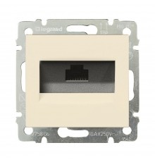 Legrand Valena Classic Розетка інформаційна 1ХRJ45 кат.5е UTP без захватів Слонова кістка 774138