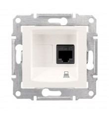 Розетка комп'ютерна Schneider Electric Sedna слонова кістка RJ-45 внутрішня 5E SDN4300123