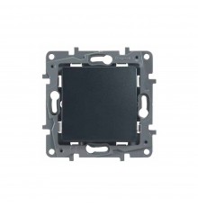 Legrand ETIKA Кнопка 6АХ Антрацит 672614