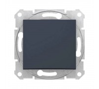 Вимикач Schneider Electric Sedna графіт одноклавішний внутрішній SDN0100170