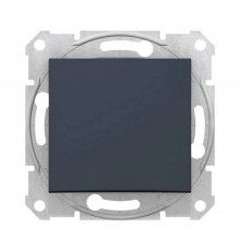 Вимикач Schneider Electric Sedna графіт одноклавішний внутрішній SDN0100170