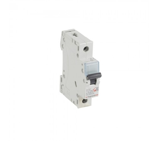 LEGRAND Автоматичний вимикач, 6kA, C 25А 1П 404030 LEGRAND Автоматичний вимикач, 6kA, C 25А 1П 404030
