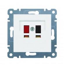 HAGER Lumina Розетка акустична Lumina, біла WL3310