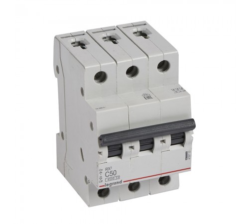 LEGRAND Автоматичний вимикач, 4,5kA, 50А 3п C 419713 LEGRAND Автоматичний вимикач, 4,5kA, 50А 3п C 419713