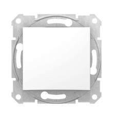 Вимикач Schneider Electric Sedna білий одноклавішний внутрішній прохідний SDN0400121